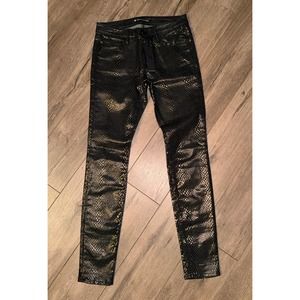 David Bitton Snake Skin Jeans